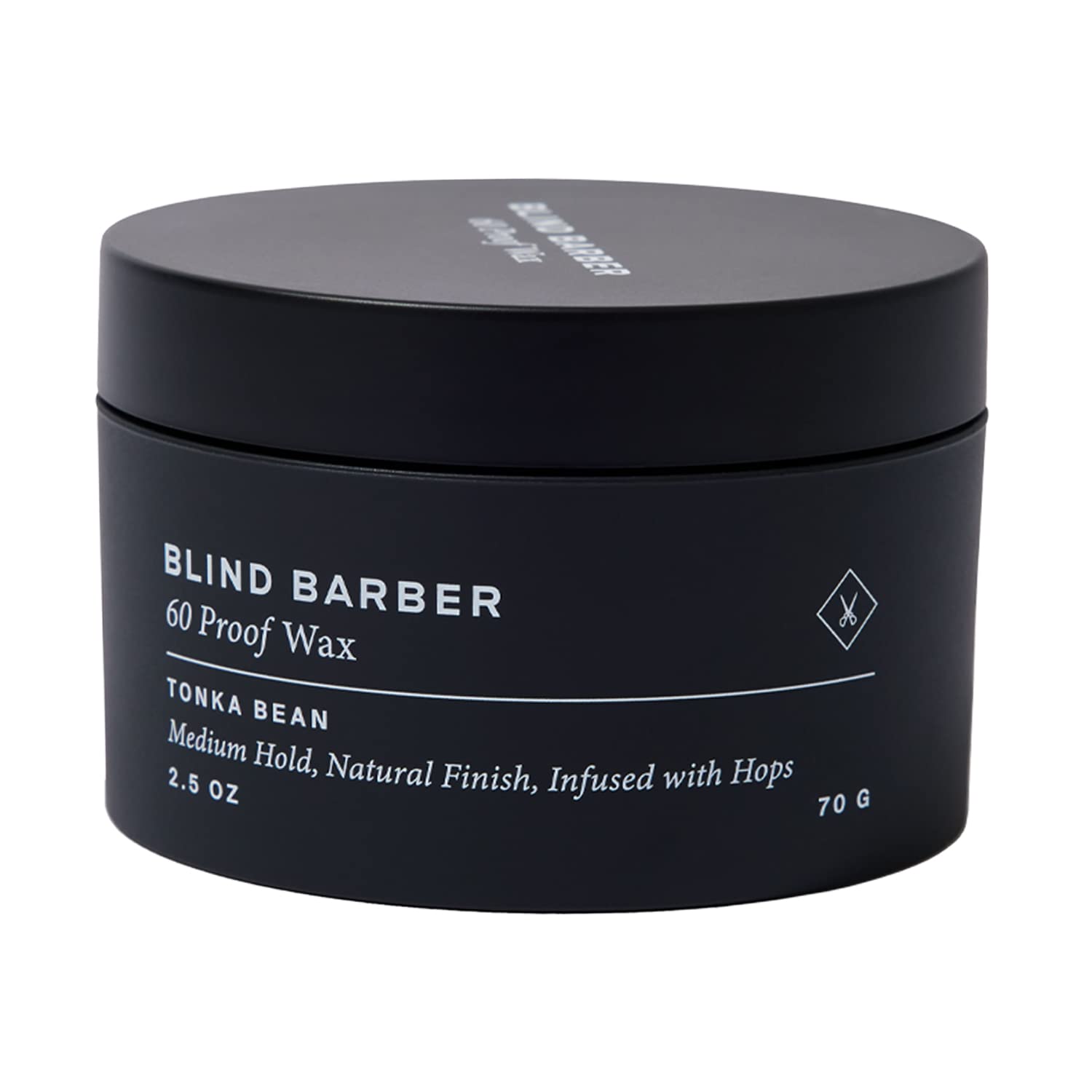 Blind Barber: bouteille de cire cheveux 60-proof prête à l’emploi.