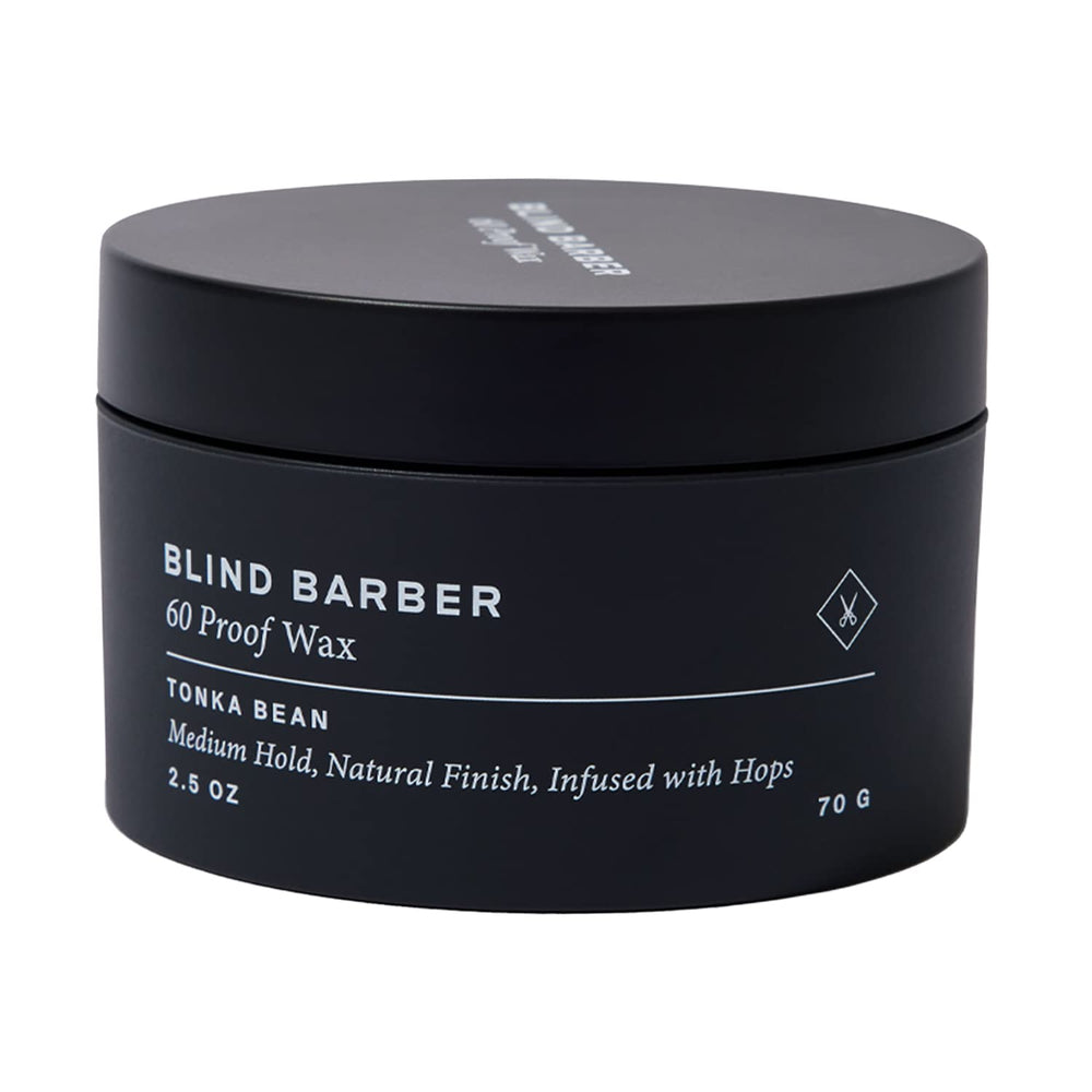 Blind Barber: bouteille de cire cheveux 60-proof prête à l’emploi.