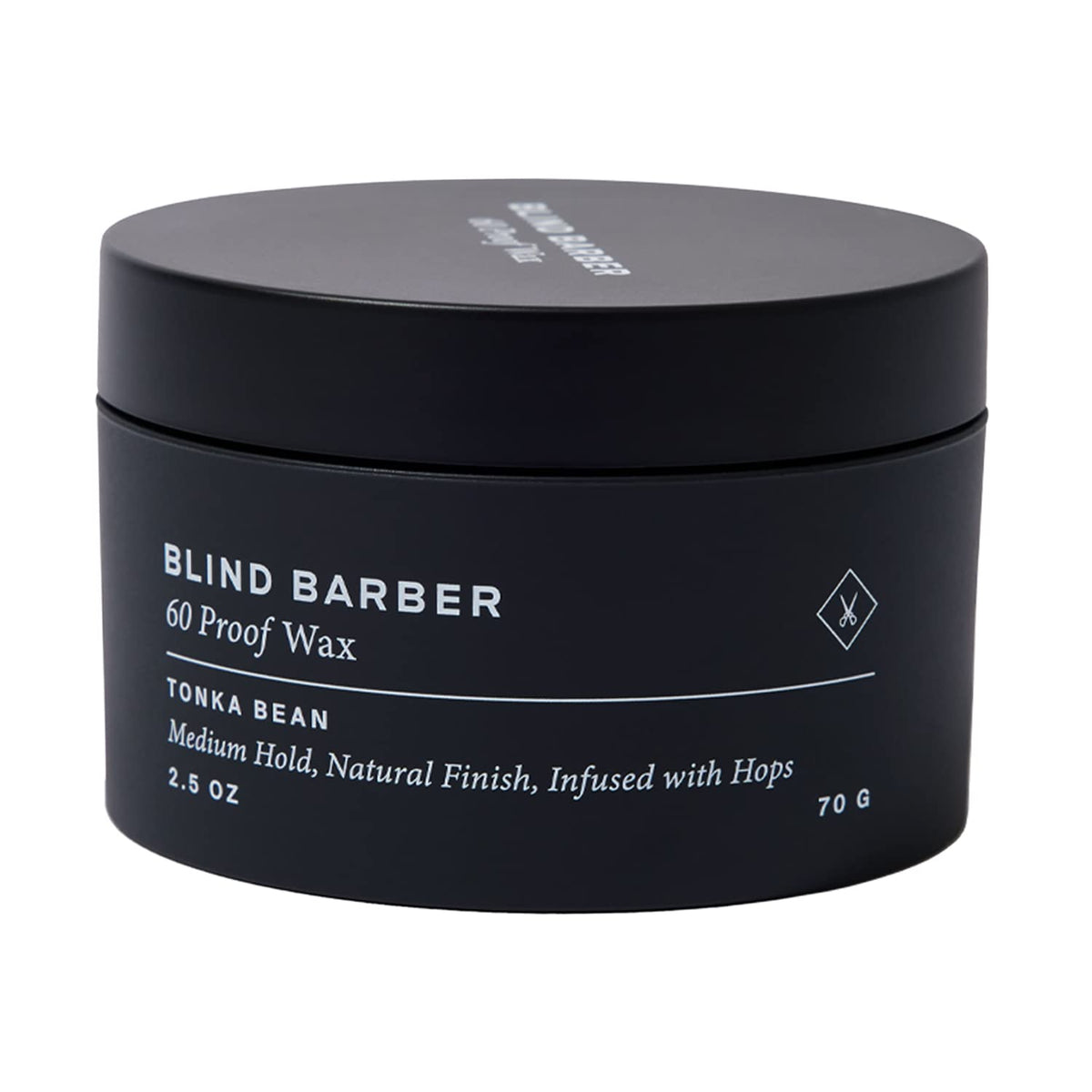 Blind Barber: bouteille de cire cheveux 60-proof prête à l’emploi.