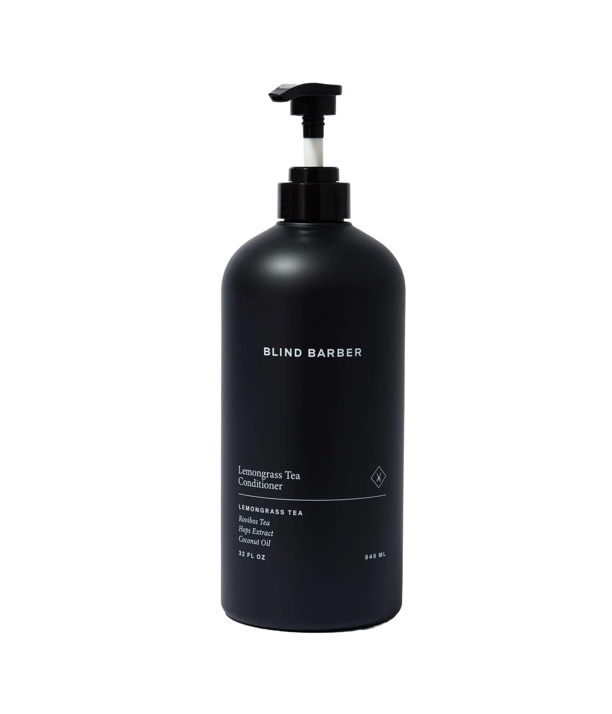 Blind Barber après-shampoing Citronnelle en bouteille, démêle et laisse les cheveux doux.
