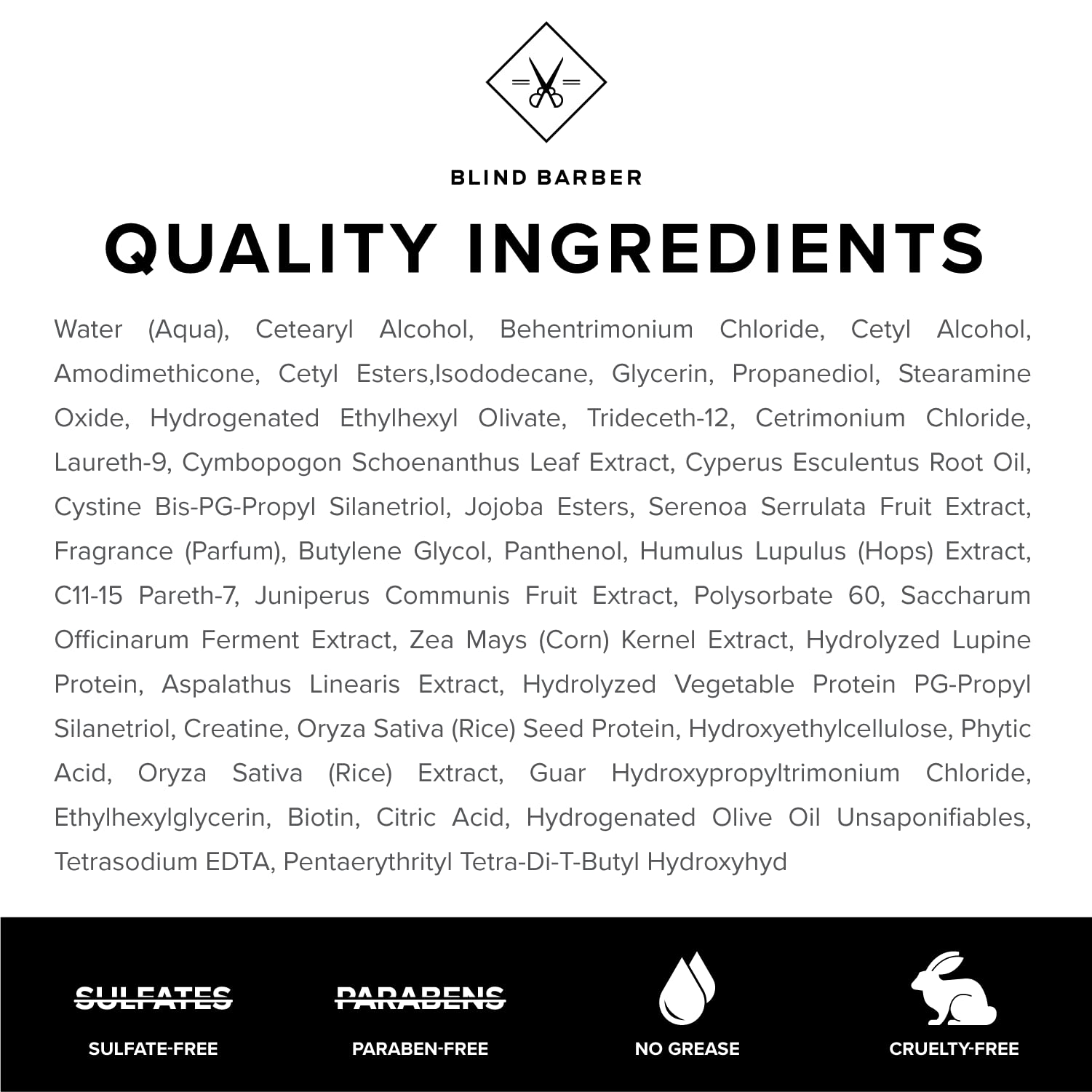 Cheveux faciles à démêler après lavage avec Blind Barber citronnelle.