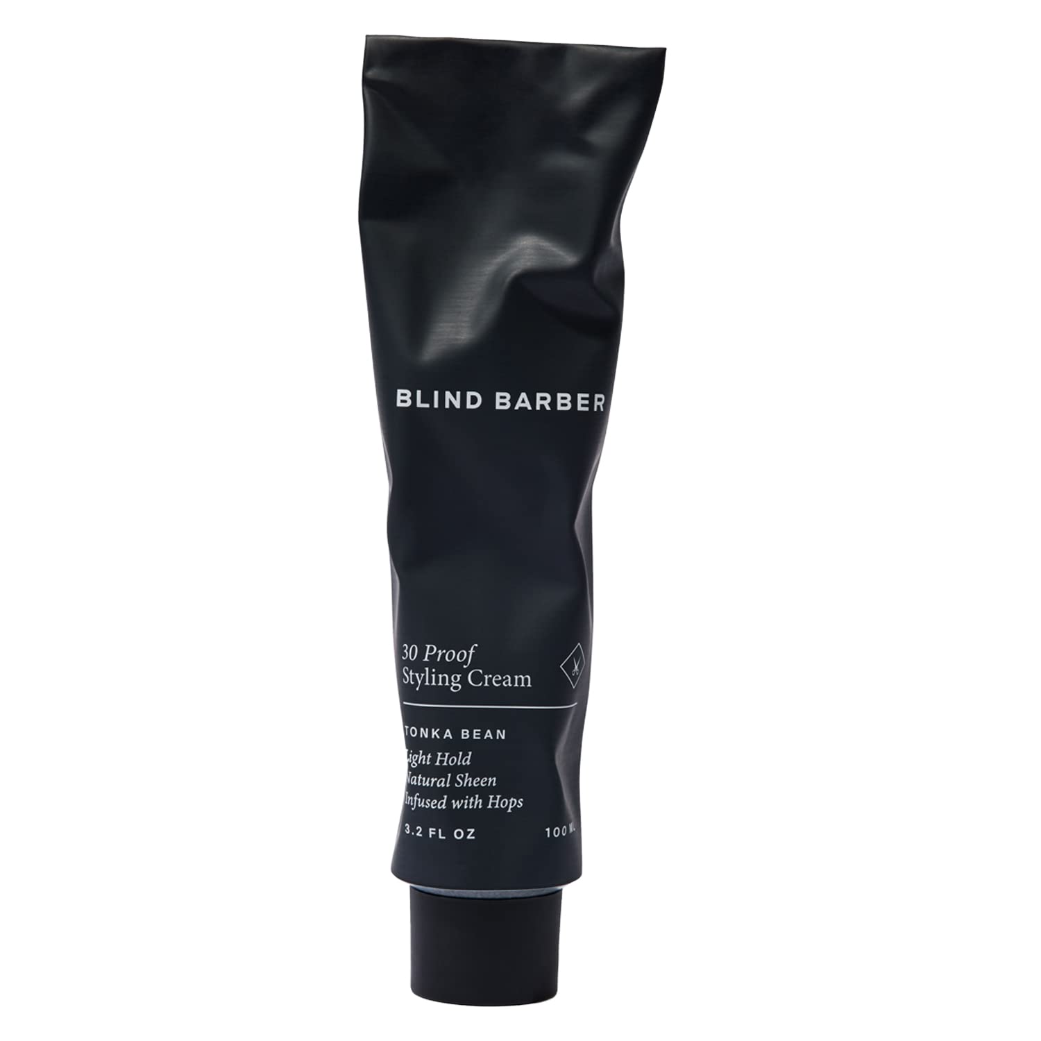 Crème coiffante Blind Barber sur cheveux avec tenue légère et contrôle