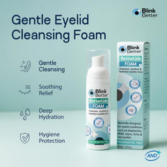 BlinkBetter formule centella et ectoine apaisantes et hydratantes.