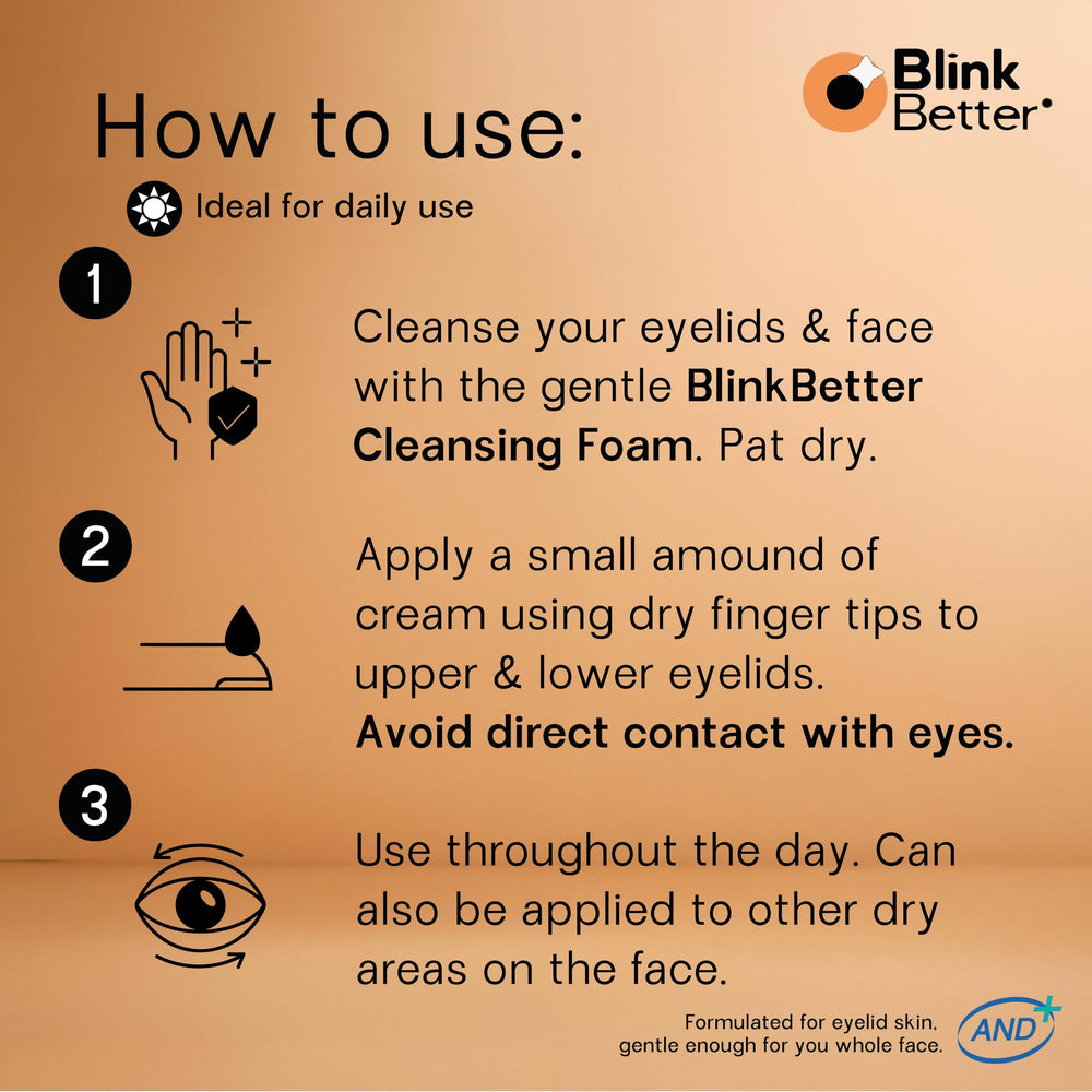 Complexe céramide intégré dans BlinkBetter Restore pour restaurer la barrière.