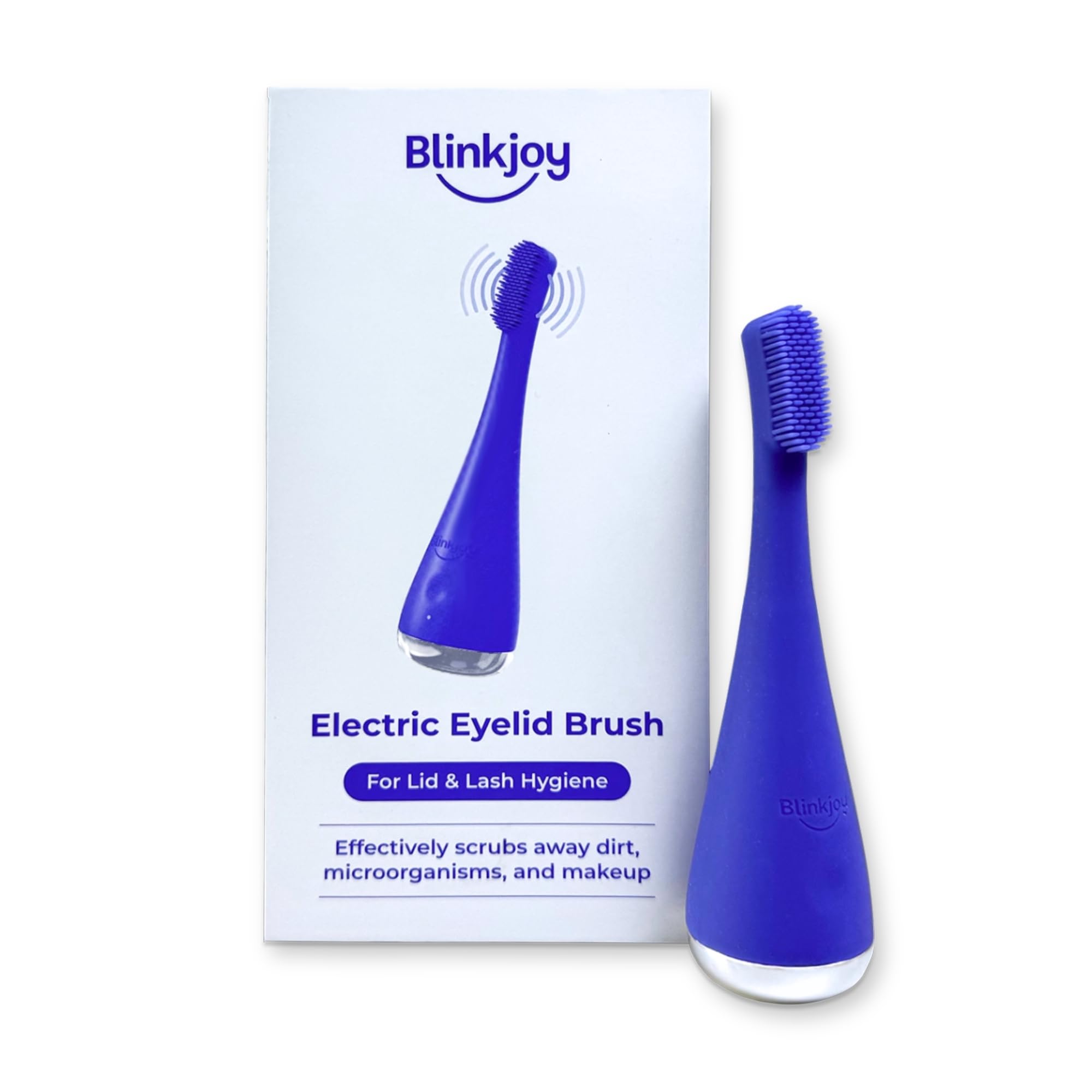 Blinkjoy brosse yeux ergonomique pour un nettoyage précis et doux