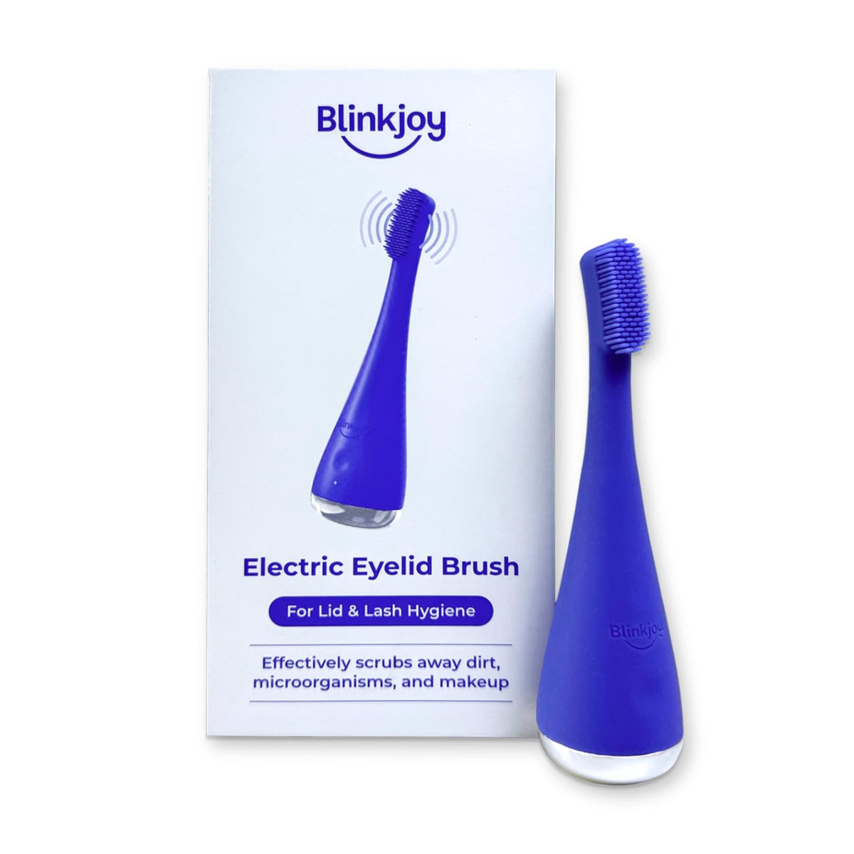 Blinkjoy brosse yeux ergonomique pour un nettoyage précis et doux