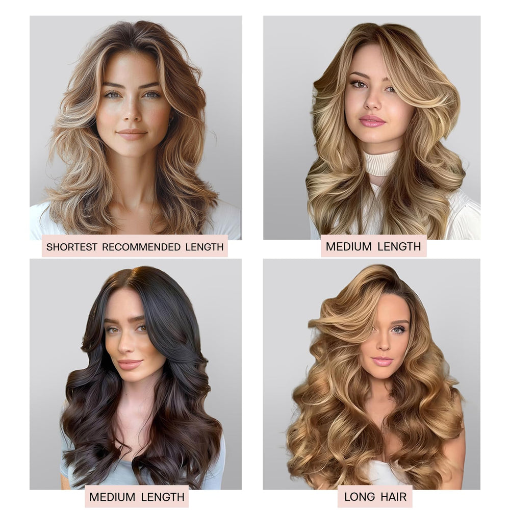 BLINKEEN diamètre 1,57 pouces et longueur 36 pouces facilitant la coiffure.