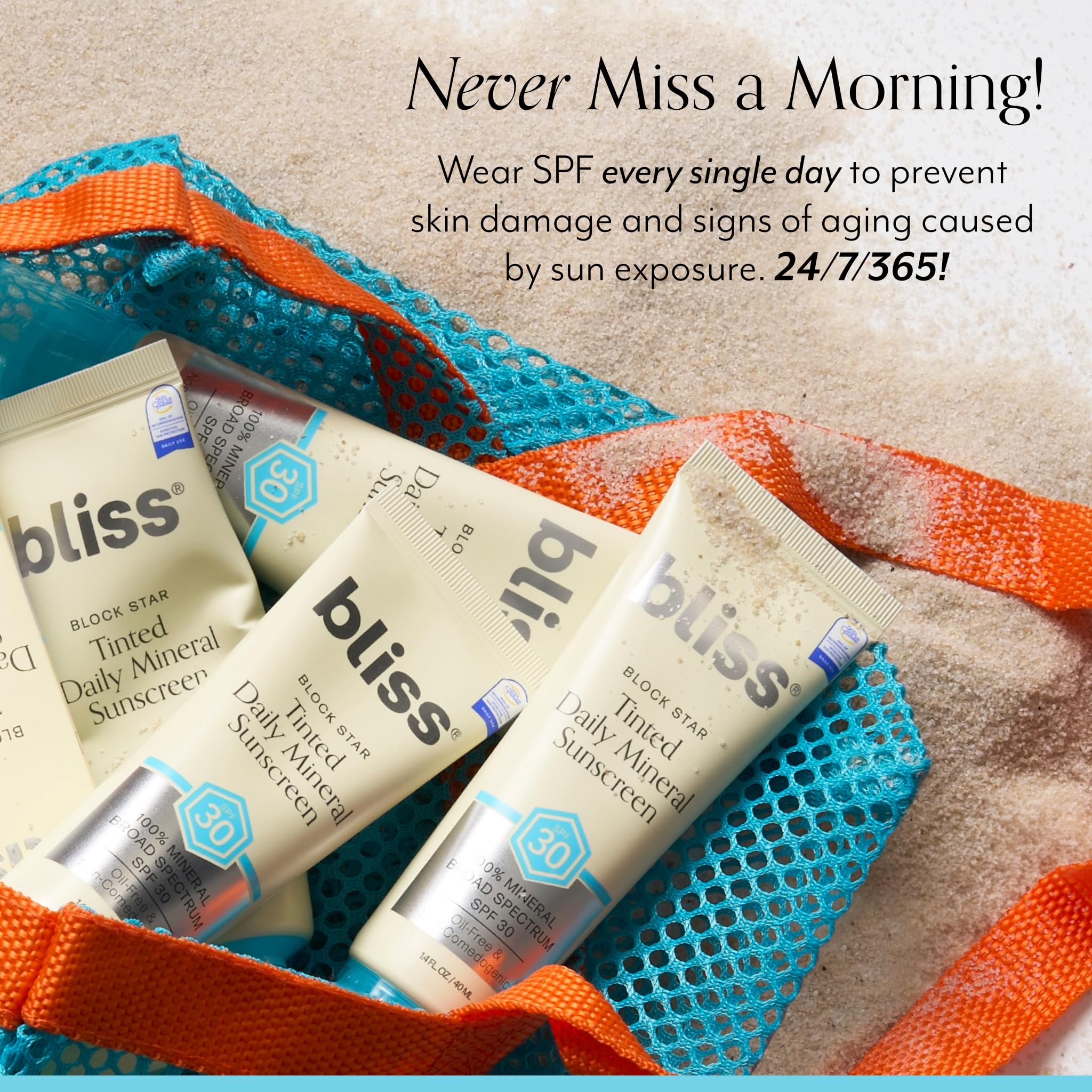 Bliss Block Star SPF30: parfum lavande discret lors de l’application