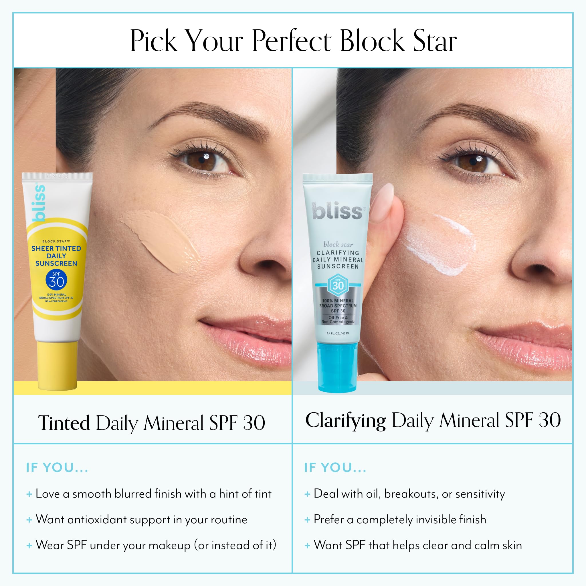 Bliss Block Star – application facile sous le maquillage pour un teint uniforme.