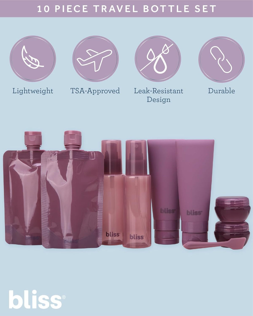 Bliss tubes-presse voyage: utilisation propre et évite les déversements.
