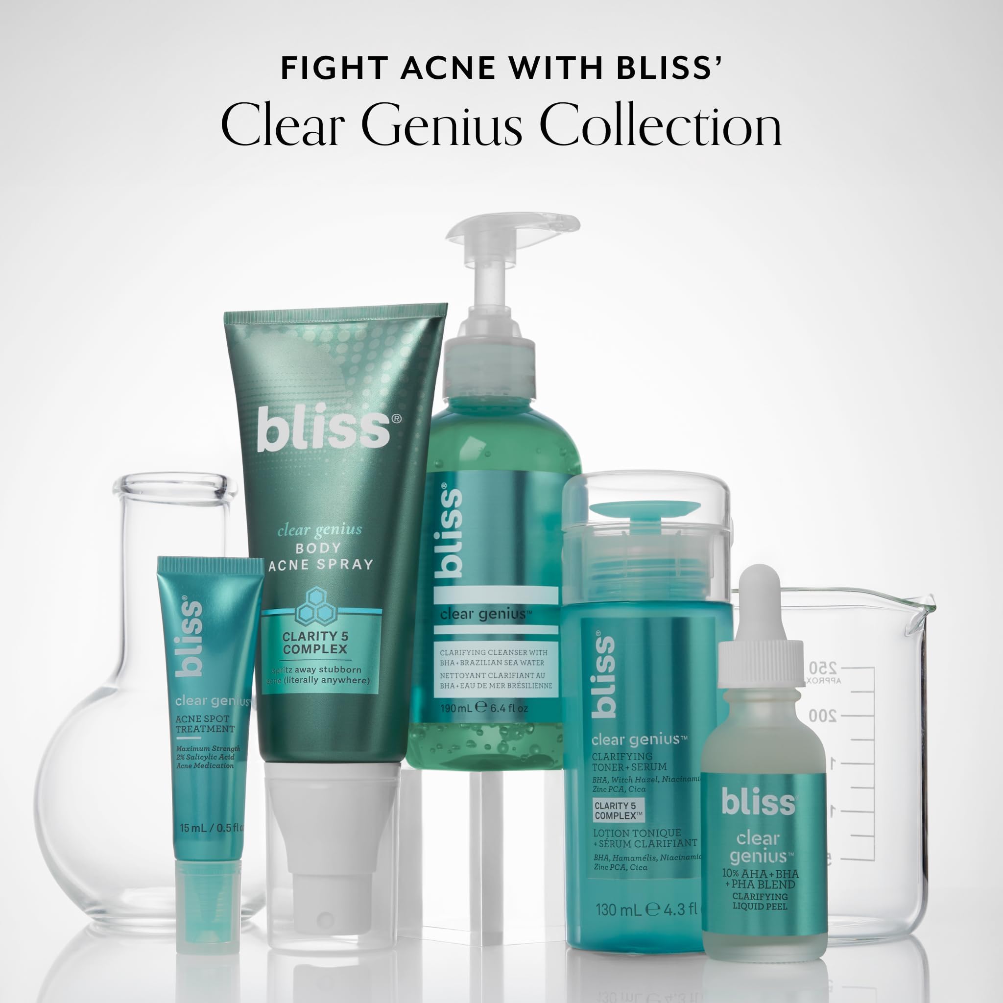 Bliss Clear Genius Peel : purifie les pores avec AHA, BHA et PHA.