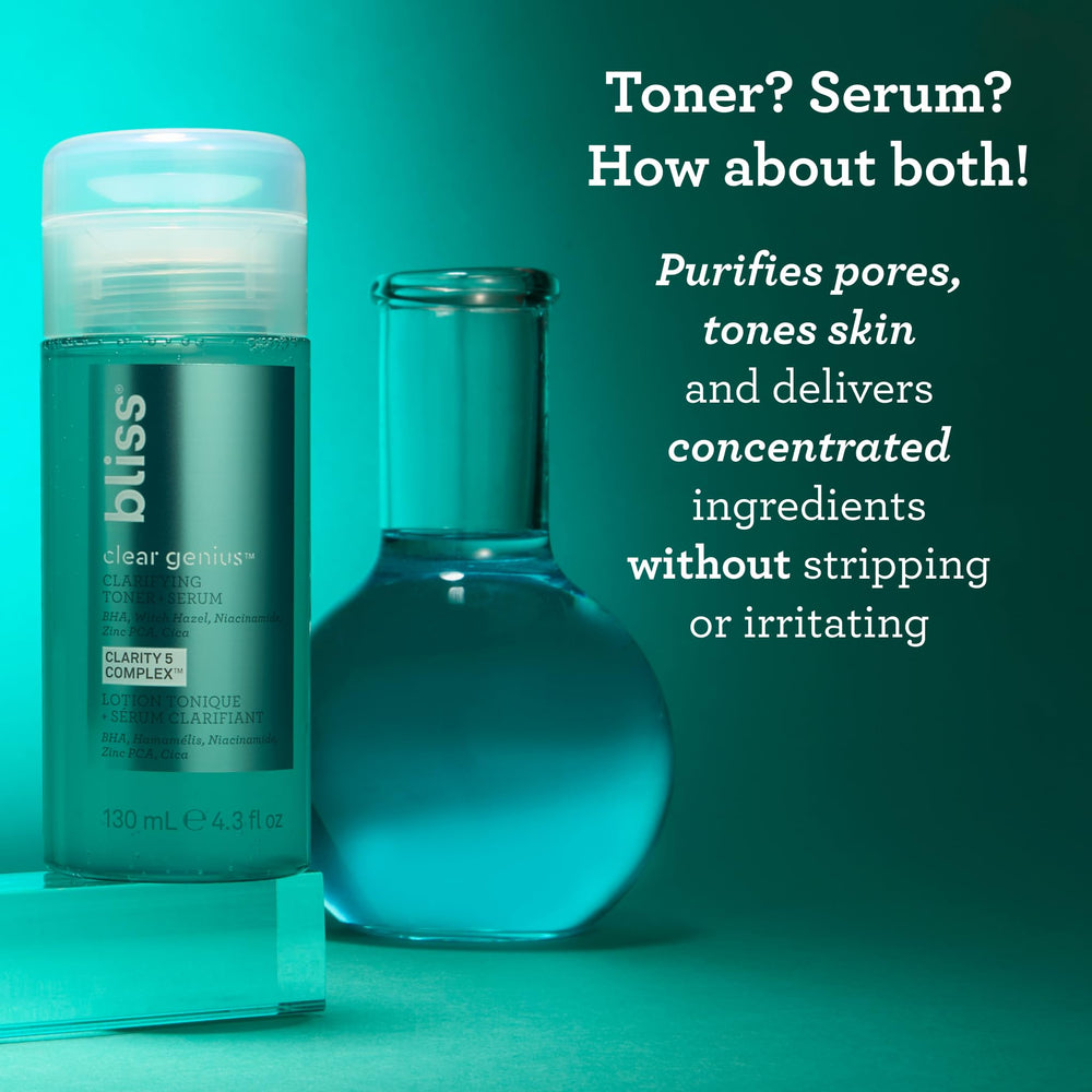 Bliss Clear Genius application matin et soir pour teint net.