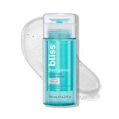 Bliss Clear Genius bouteille tonique-serum purifie les pores.