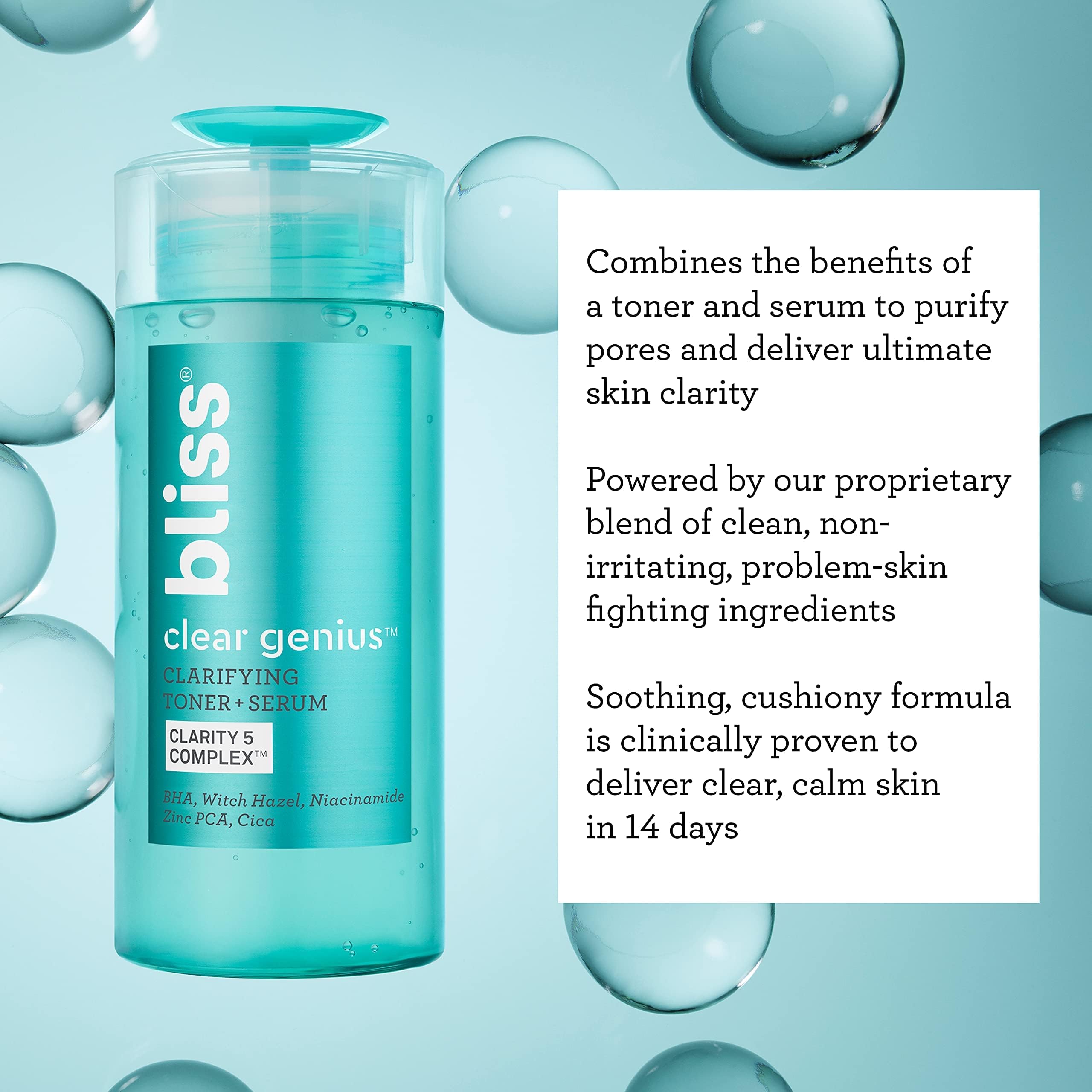 Bliss Clear Genius convient à la plupart des peaux.