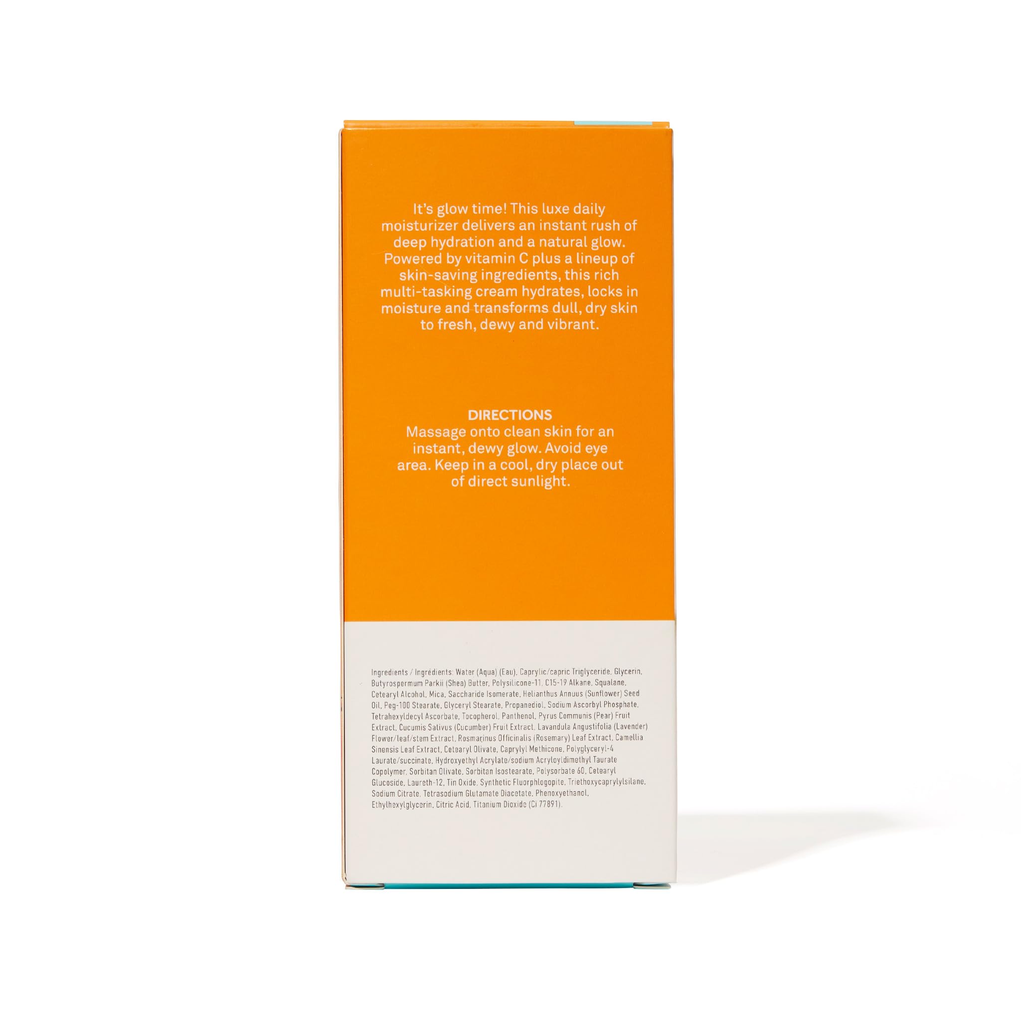 Bliss Glow Rush: texture crème luxueuse qui glisse facilement et laisse une sensation agréable.