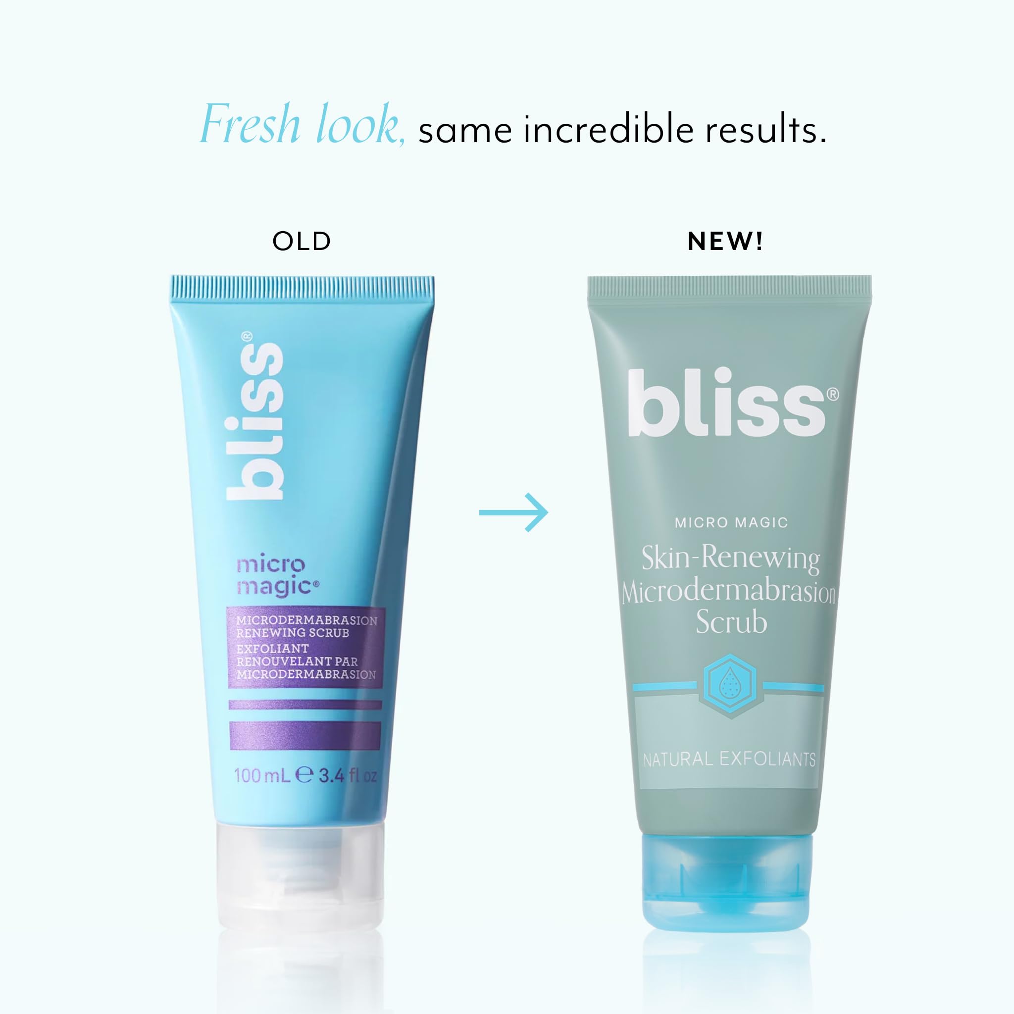 Bliss grains volcaniques, gommage fin purifiant pour peau lisse.