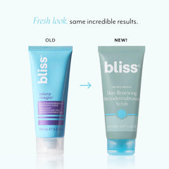 Bliss grains volcaniques, gommage fin purifiant pour peau lisse.