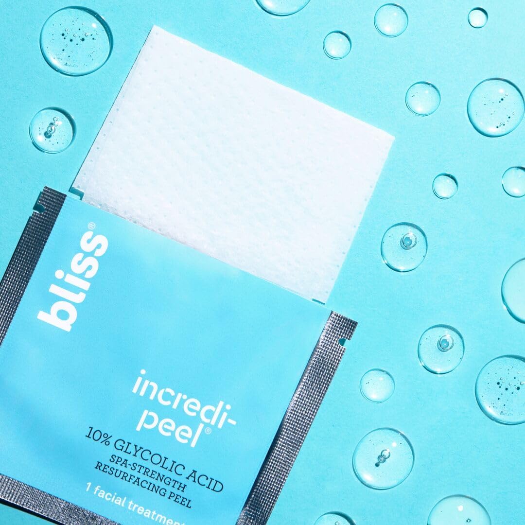 Bliss Incredi-Peel, teint plus uniforme après chaque utilisation.