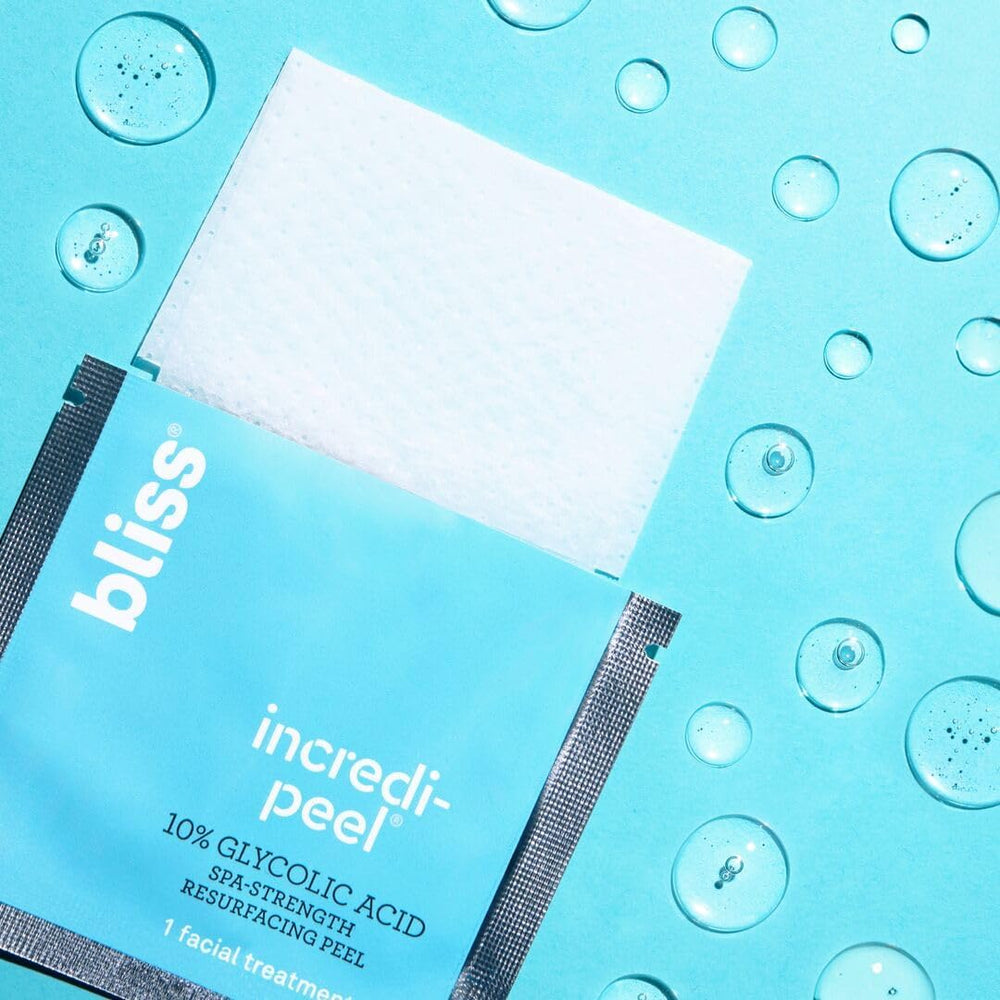 Bliss Incredi-Peel, teint plus uniforme après chaque utilisation.