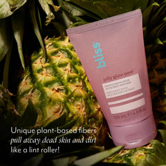 Bliss Jelly Glow Peel : enzymes-fruits visibles, exfoliation naturelle douce.