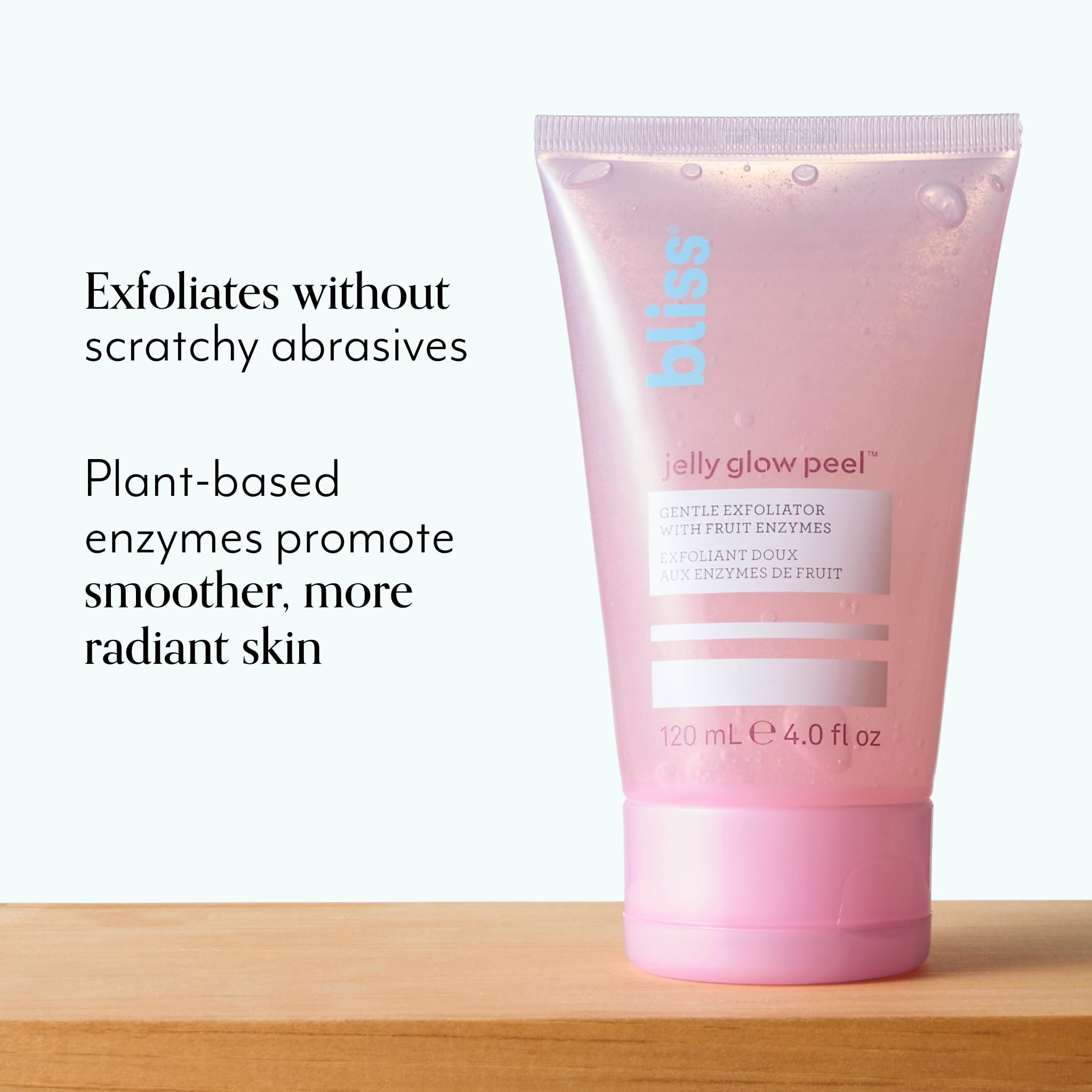 Bliss Jelly Glow Peel : parfum geranium, expérience sensorielle apaisante.