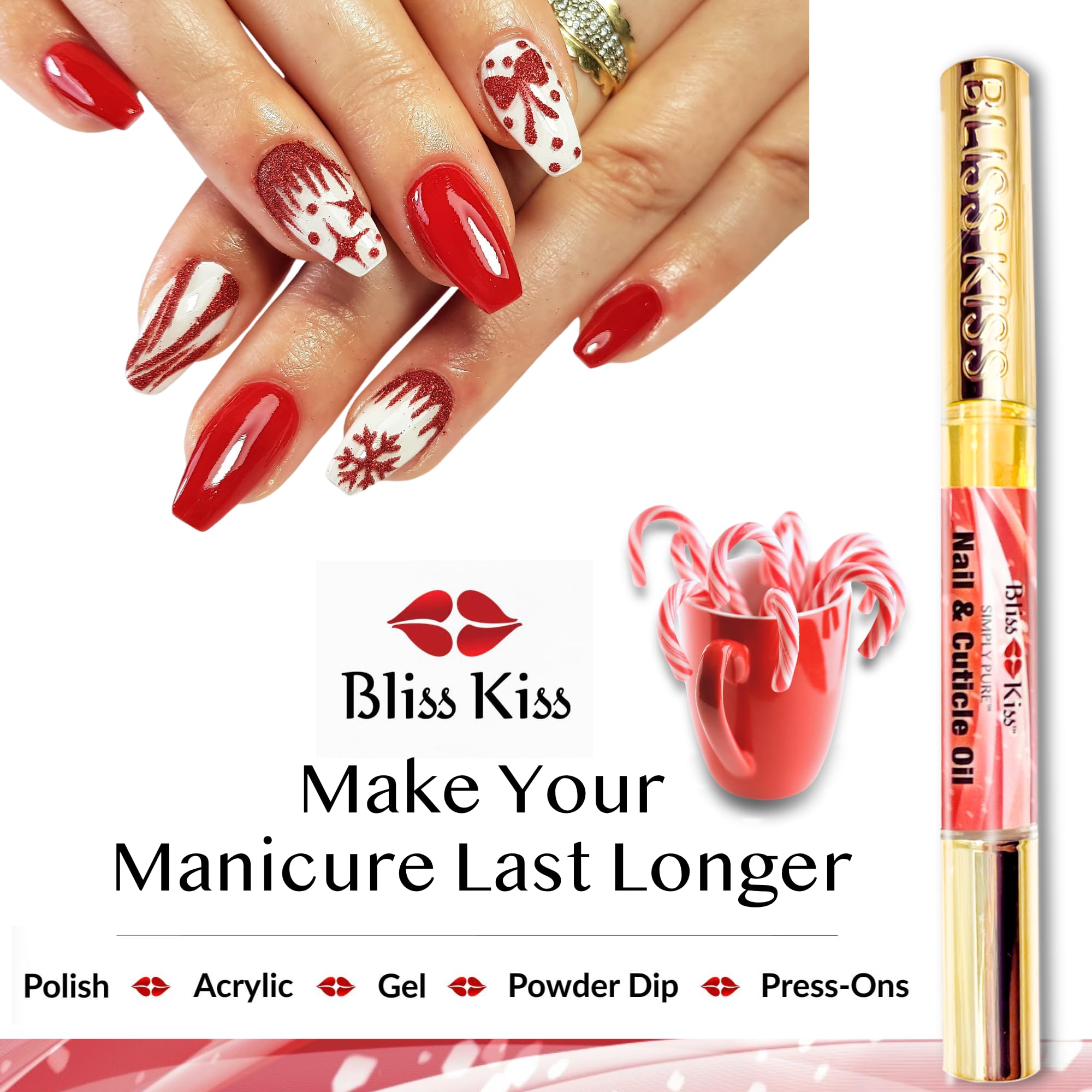 Application précise sans fuite du stylo Bliss Kiss