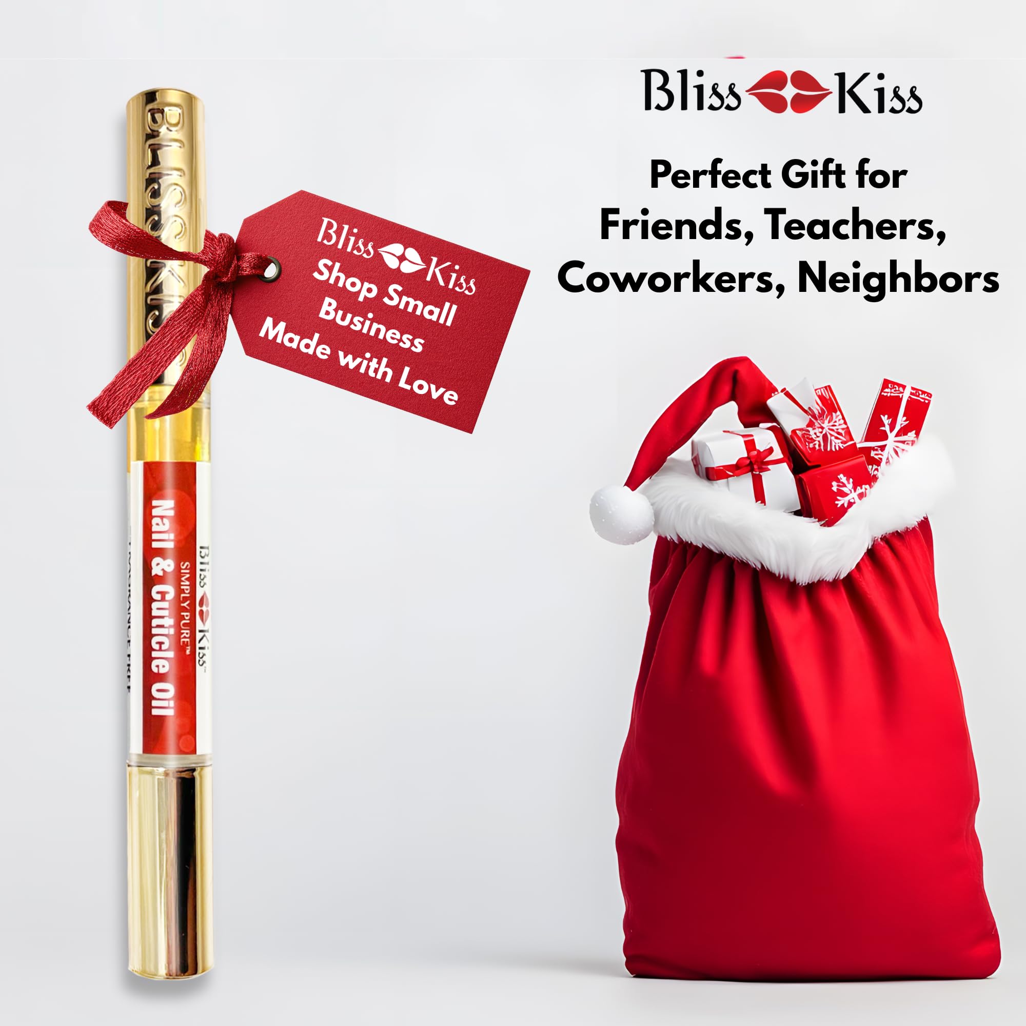 Appliquer le stylo Bliss Kiss après gels, soutien à la croissance naturelle.