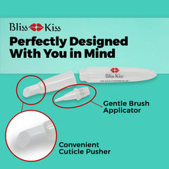 Bliss Kiss appliqueur brosse douce offre une application sans fuite.