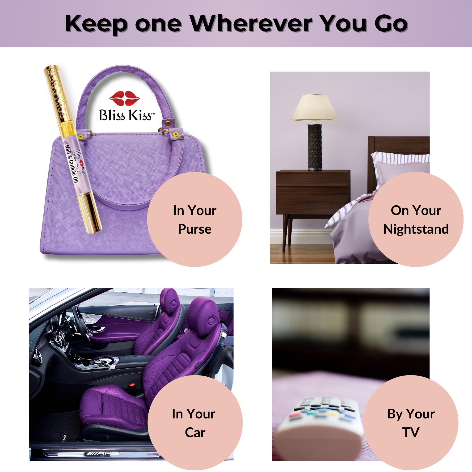 Bliss Kiss soin pour ongles après gels et extensions.