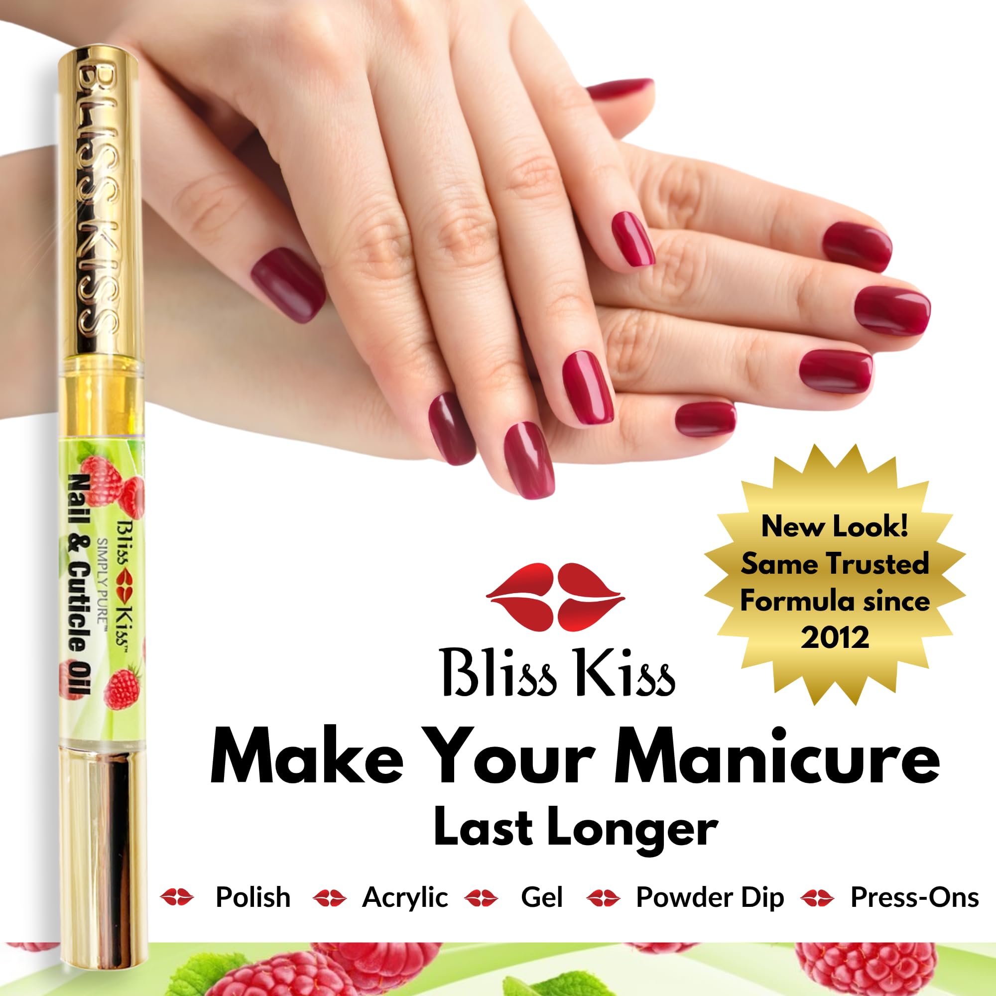 Bliss Kiss formule purete Etats-Unis — ingrédients simples et sans additifs nocifs