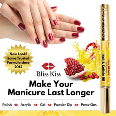 Bliss Kiss Ongles forts et souples, soin hydratant après améliorations.