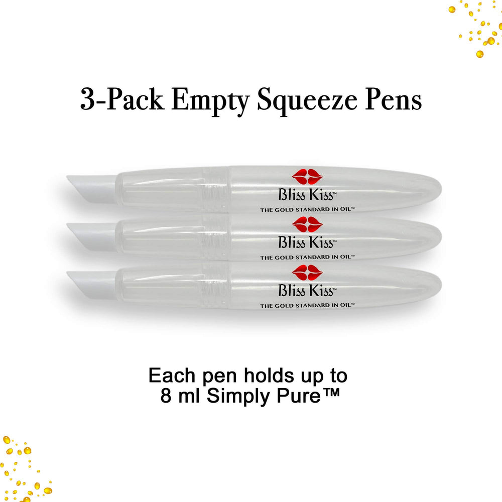 Bliss Kiss lot de trois stylos, hydratation continue des ongles.