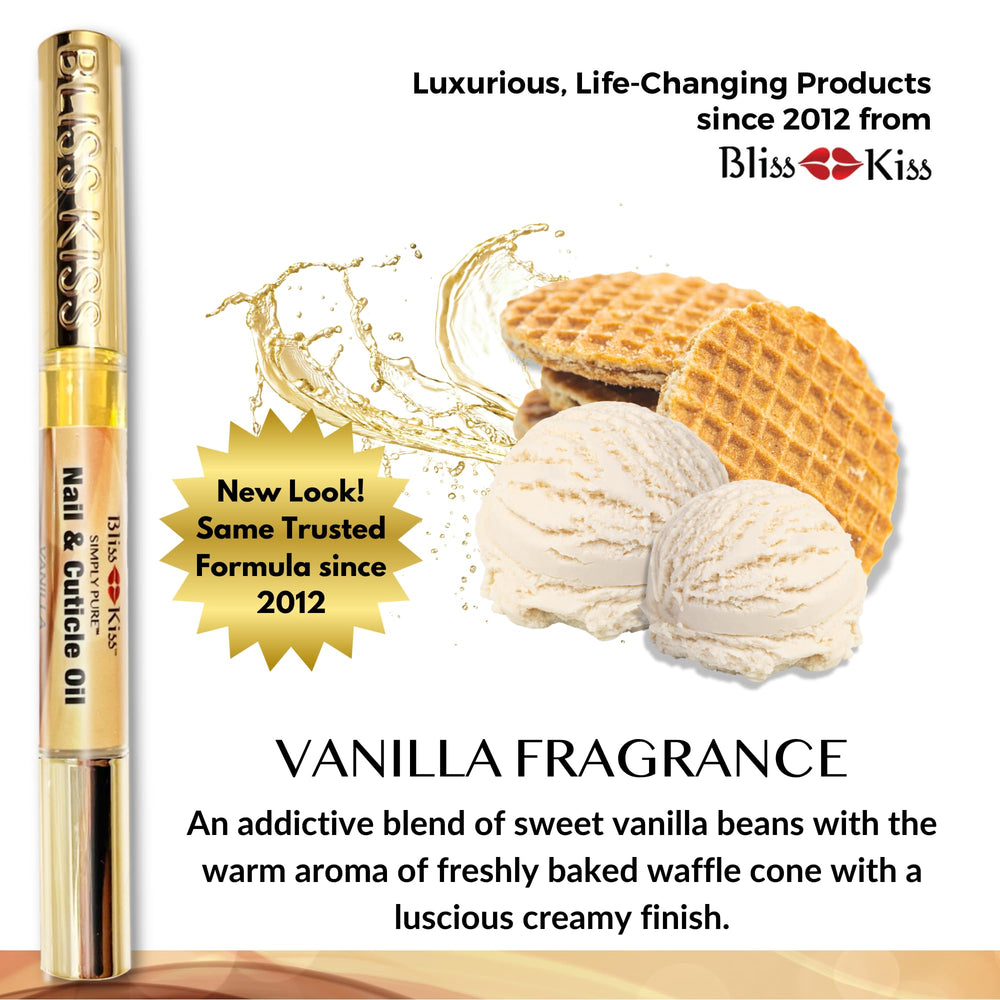Bliss Kiss stylo soin ongles portable, parfait en voyage