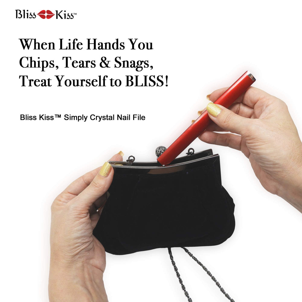 Bliss Kiss Simply Crystal matériaux en verre tchèque durables et précis.