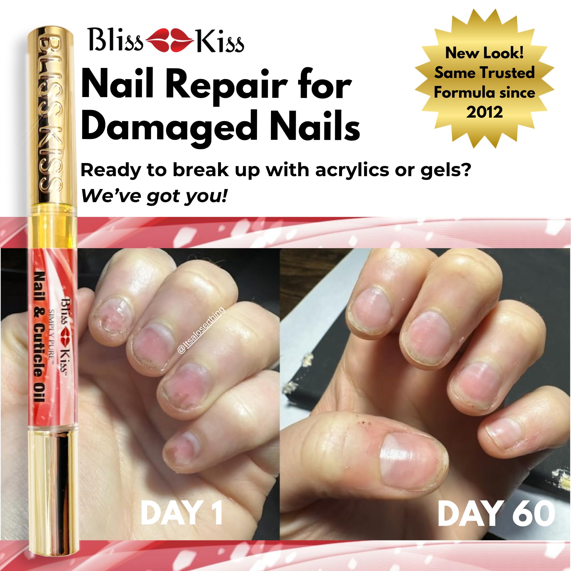 Stylo Bliss Kiss en action sur les cuticules et les ongles
