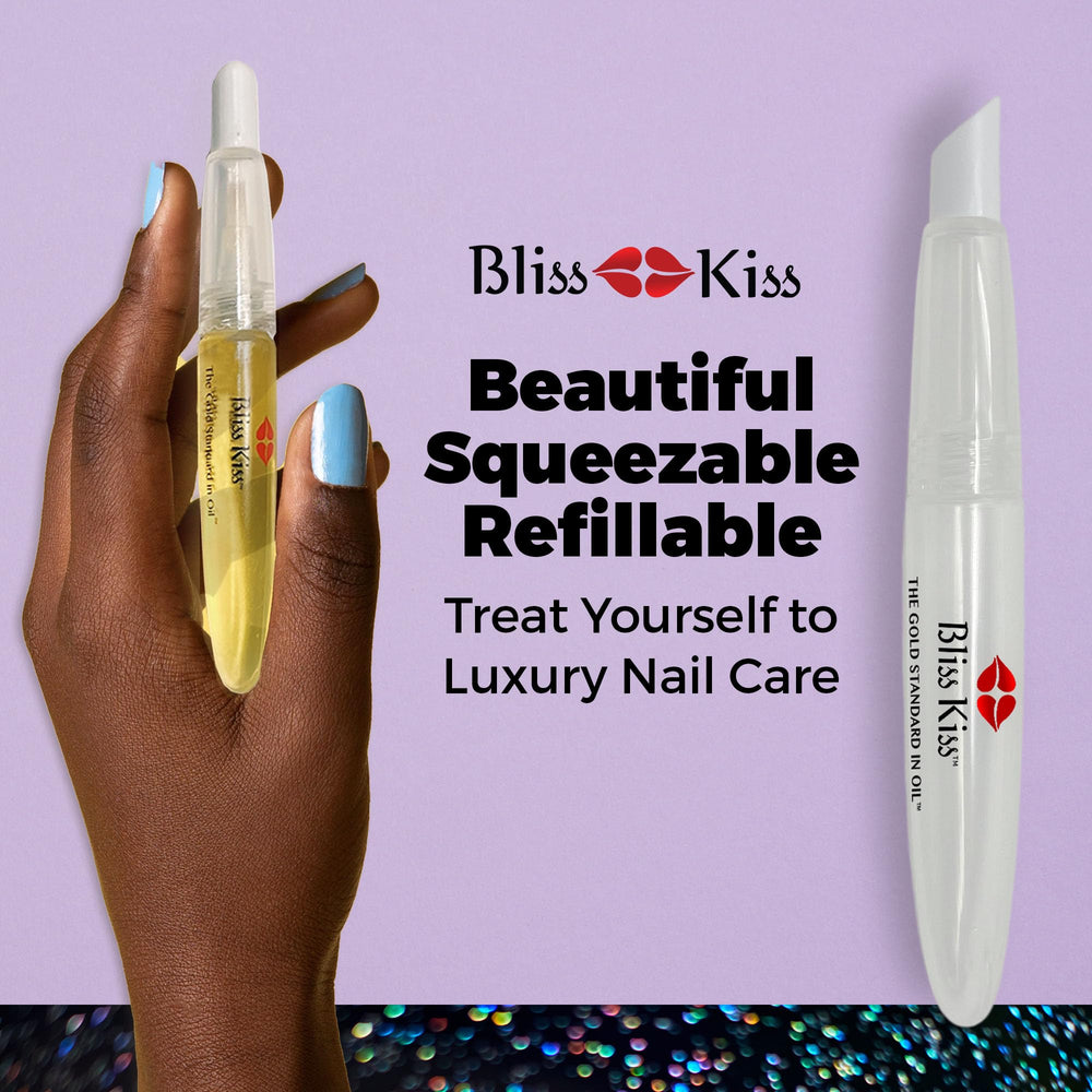 Bliss Kiss utilisation à domicile pour ongles soignés et hydratés.