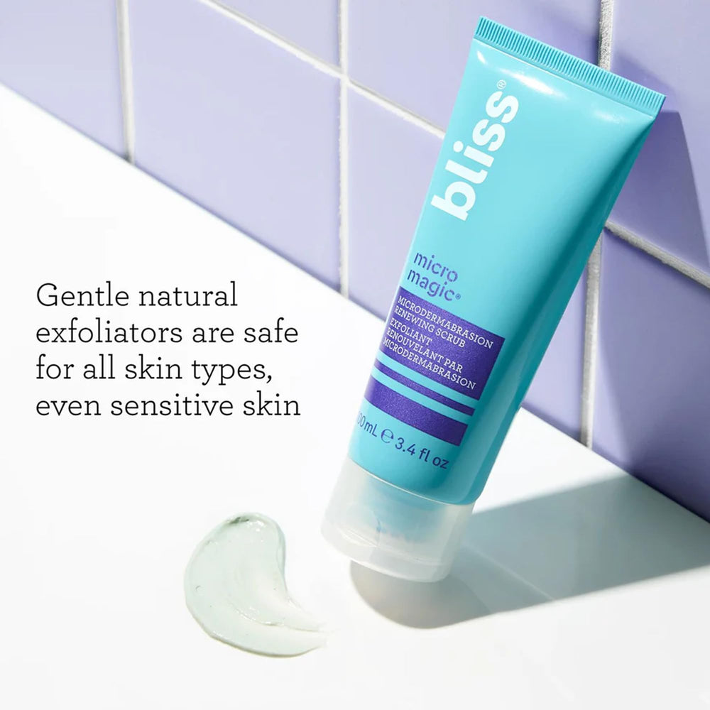 Bliss origine États-Unis, produit fabriqué localement pour la qualité.