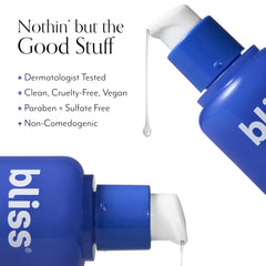 Bliss Sérum Nuit: ingrédients actifs pour teint uniforme.