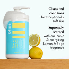 Bliss Soapy Suds contient de l’aloe pour apaiser la peau.