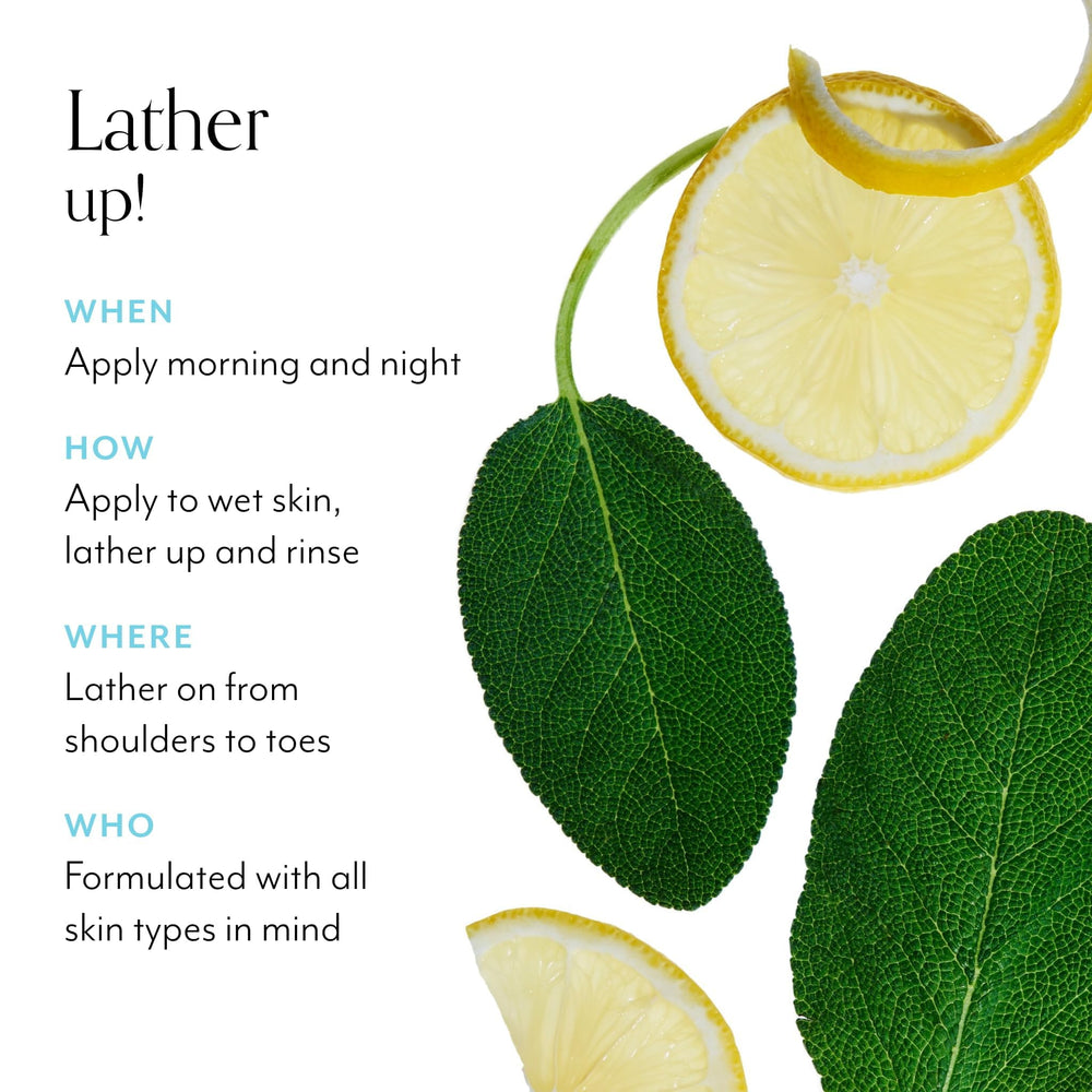 Parfum citron-sauge de Bliss Soapy Suds qui réveille les sens