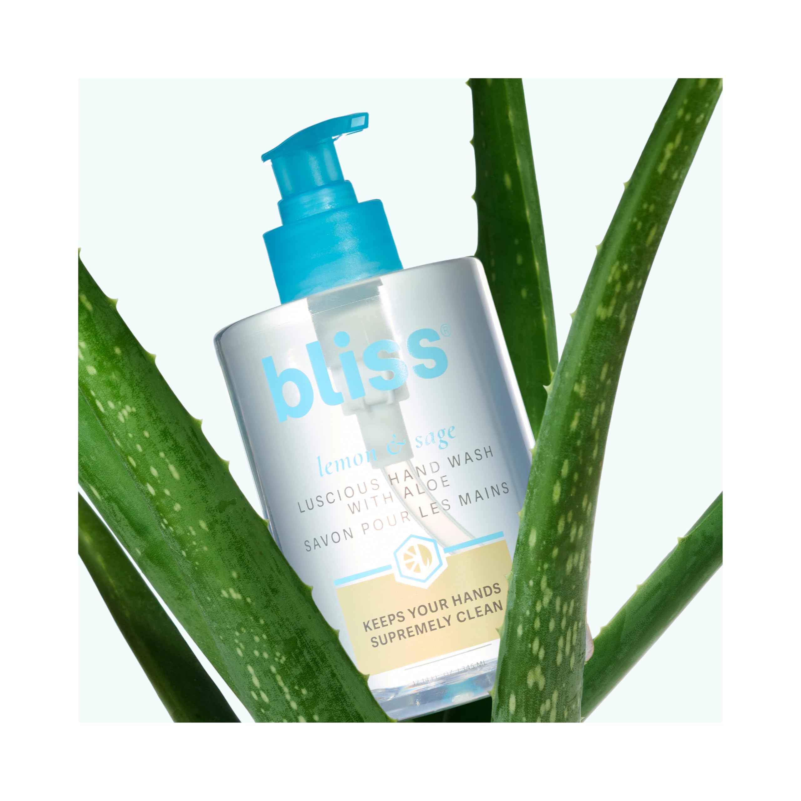 Bliss hand wash leaves hands clean and comfortable after use