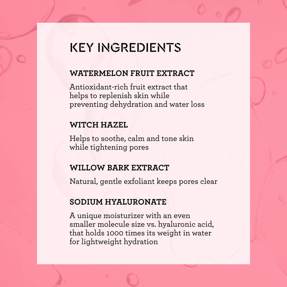 Bliss What a Melon tonique – disque coton pour une application en douceur.