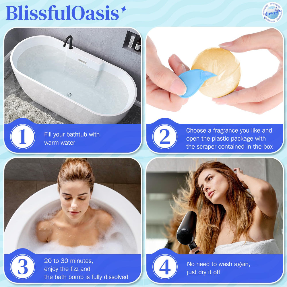 BlissfulOasis rituel relaxant pour transformer le bain en moment de douceur.