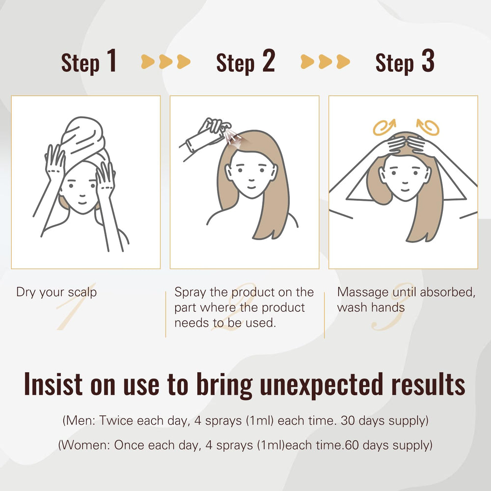 BLISSMATE women's thinning hair solution supports a clean scalp routine.