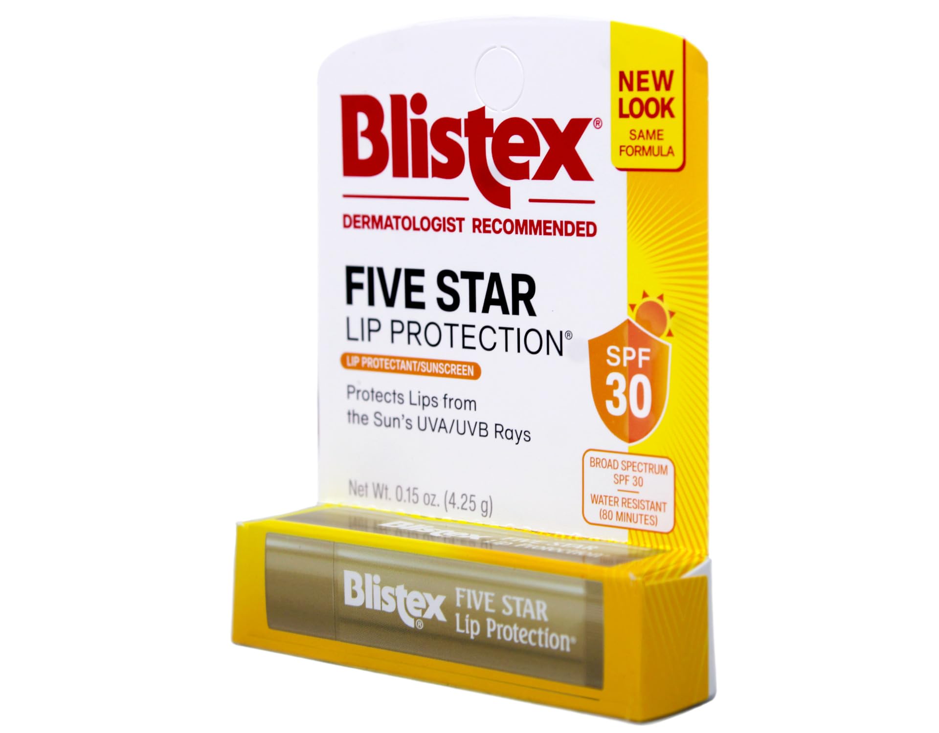 SPF30 large spectre UVA UVB pour lèvres protégées au soleil