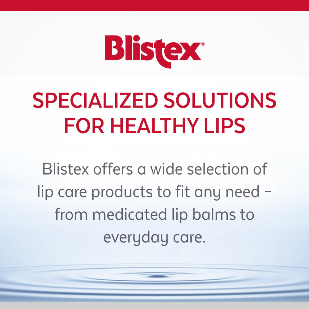 Blistex baume lèvres médicamenteux menthe — scelle l'hydratation et prévient le dessèchement.