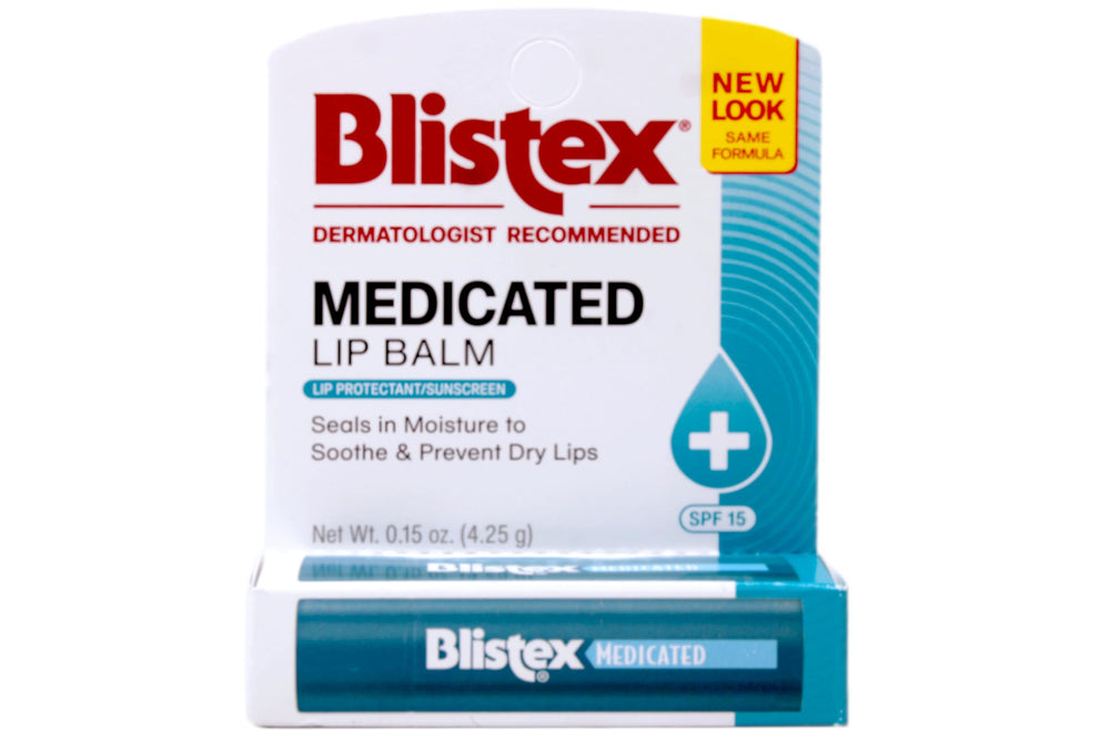 Baume Lèvres Blistex Médicamenteux — vue produit en photo-produit et soin quotidien.