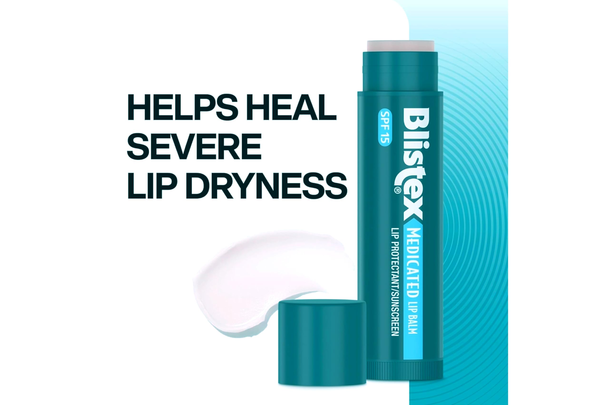Baume Lèvres Blistex — SPF15 et protection solaire.