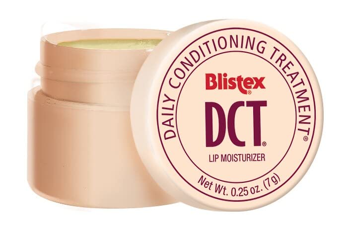 Blistex DCT packaging box displays the trusted lip care routine option.