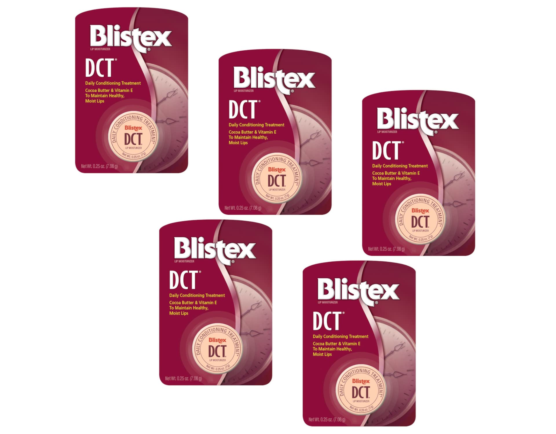 Blistex DCT daily conditioning treatment tube front view for all-day lip care.